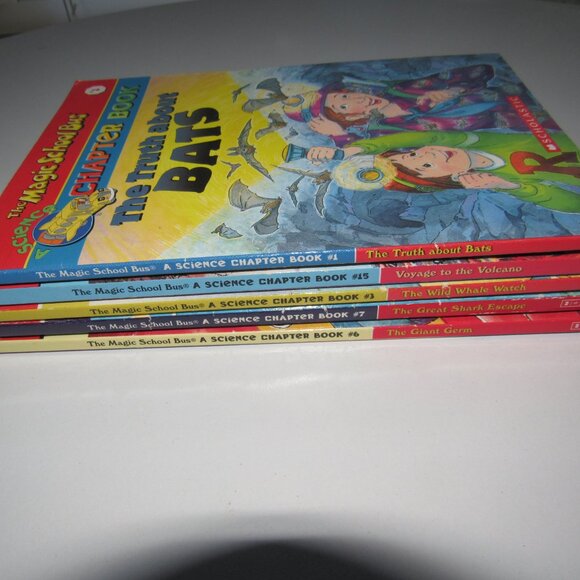 Set of (5) THE MAGIC SCHOOL BUS Chapter Books (Reading Level 3)~Science Fun! - Picture 3 of 3